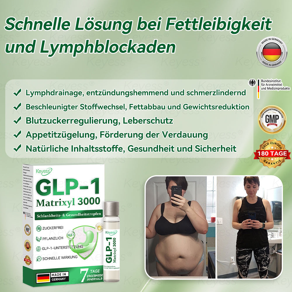 【Letzter Tag der Aktion – 80 % RABATT】 𝗞𝗲𝘆𝗲𝘀𝘀® 𝗚𝗟𝗣-𝟭 & 𝗠𝗮𝘁𝗿𝗶𝘅𝘆𝗹 𝟯𝟬𝟬𝟬 𝗦𝗰𝗵𝗹𝗮𝗻𝗸𝗵𝗲𝗶𝘁𝘀- & 𝗚𝗲𝘀𝘂𝗻𝗱𝗵𝗲𝗶𝘁𝘀-𝗧𝗿𝗼𝗽𝗳𝗲𝗻