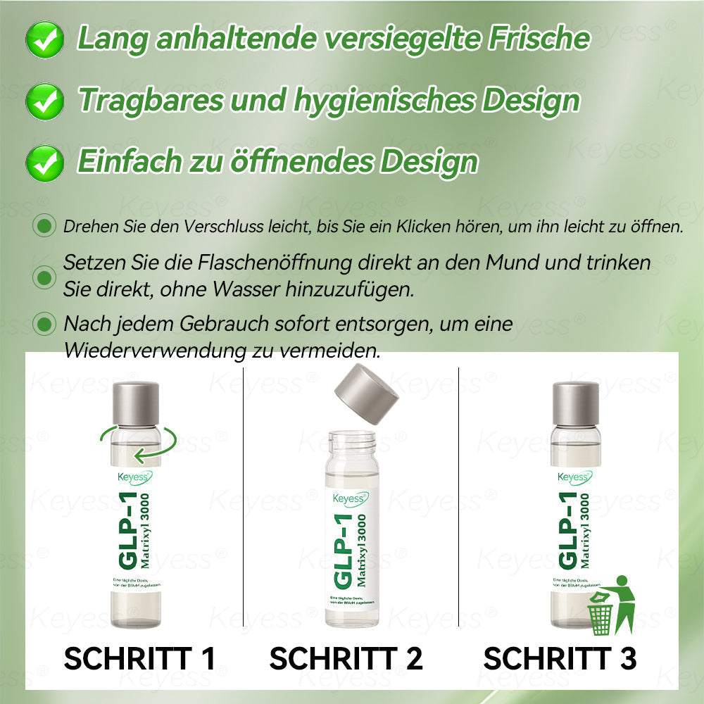 【Letzter Tag der Aktion – 80 % RABATT】 𝗞𝗲𝘆𝗲𝘀𝘀® 𝗚𝗟𝗣-𝟭 & 𝗠𝗮𝘁𝗿𝗶𝘅𝘆𝗹 𝟯𝟬𝟬𝟬 𝗦𝗰𝗵𝗹𝗮𝗻𝗸𝗵𝗲𝗶𝘁𝘀- & 𝗚𝗲𝘀𝘂𝗻𝗱𝗵𝗲𝗶𝘁𝘀-𝗧𝗿𝗼𝗽𝗳𝗲𝗻