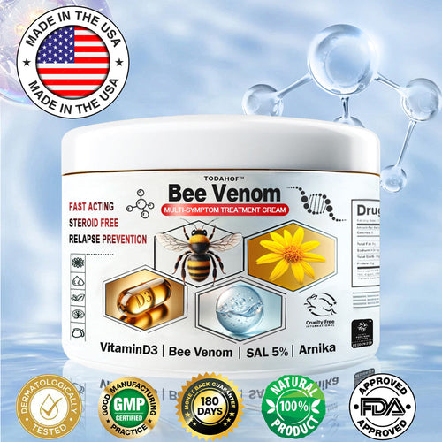 🎁Limited time extra 30% discount🎁 TOD𝑨𝑯OF® 𝑩𝒆𝐞 𝑽𝒆𝒏𝒐𝒎 𝑴𝒖𝒍𝒕𝒊-𝑺𝒚𝒎𝒑𝒕𝒐𝒎 𝑺𝒌𝒊𝒏 𝑻𝒓𝐞𝒂𝒕𝒎𝒆𝒏𝒕 𝑪𝒓𝒆𝒂𝒎